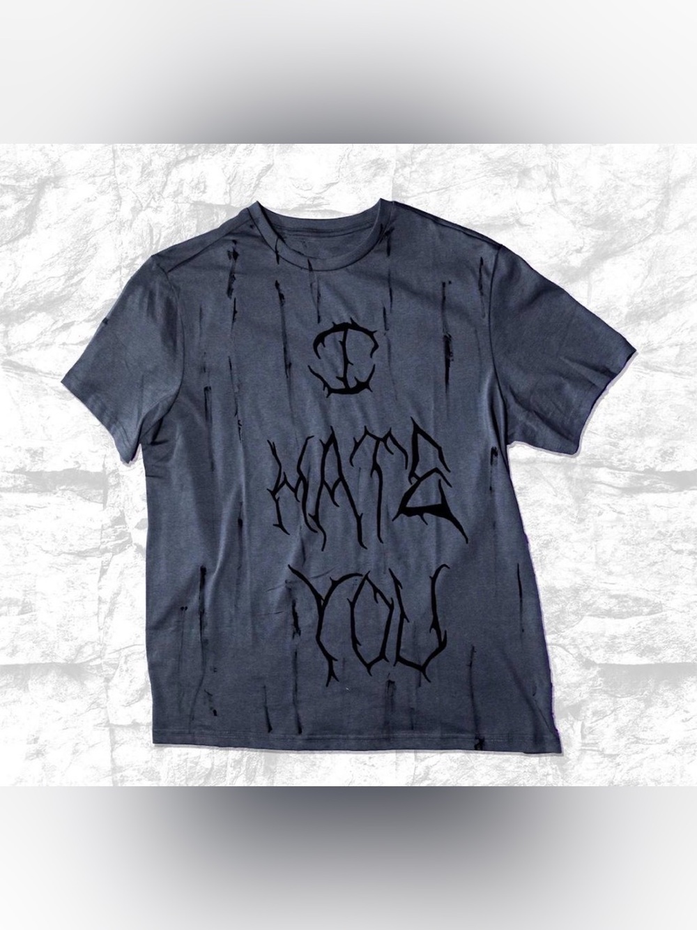 Men's Dark Gray Graphic Tee soft cotton